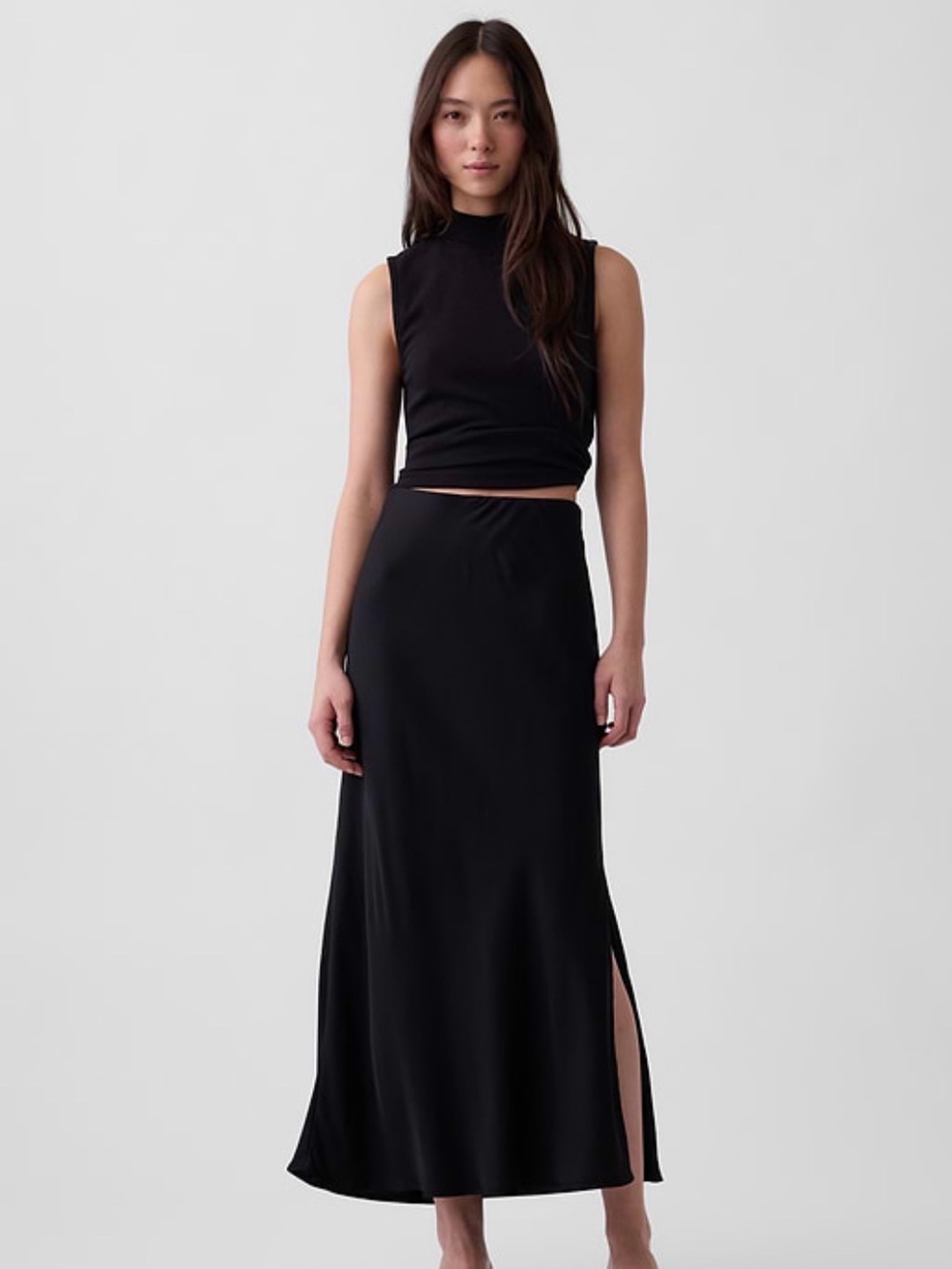 GAP maxi slip skirt medium tall